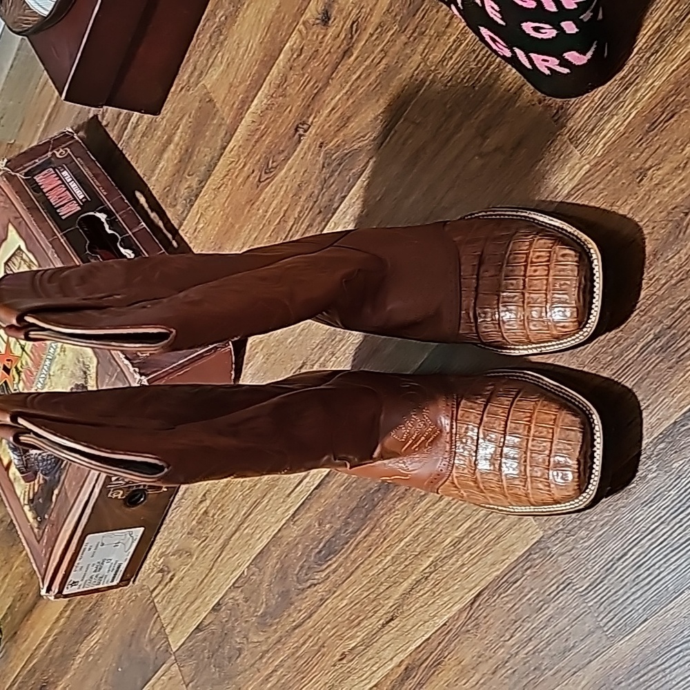Men's Alligator skin cowboy boots